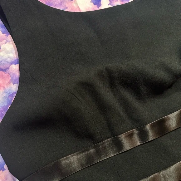 Rimini • Sexy Black Side Slit Vintage Evening Gown - Picture 16 of 16